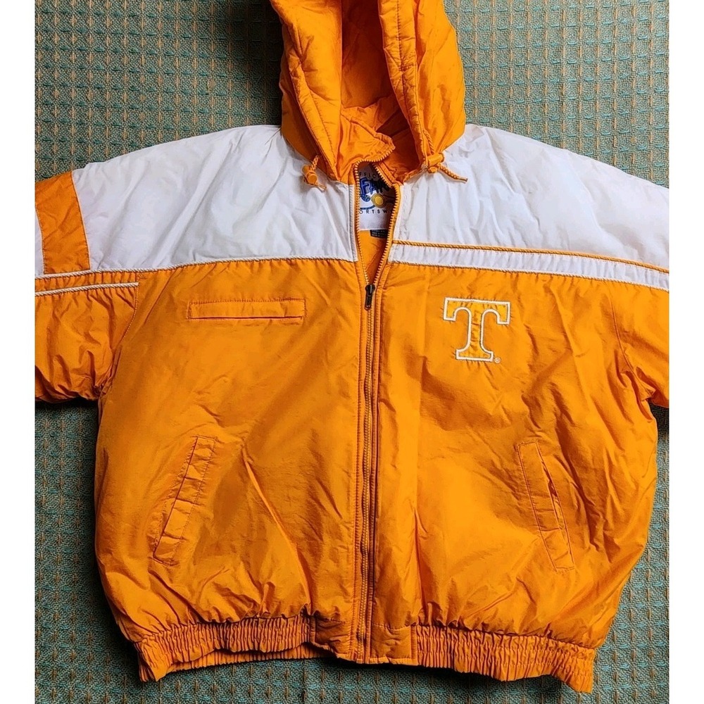 Vintage Tennessee Volunteers Puffer Jacket Official Fans Mens Sportswear XXL